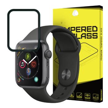 Tvrdené ochranné sklo Apple Watch6 / SE / 5 / 4 (40mm) čierne