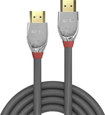 LINDY HDMI prepojovací kábel #####HDMI-A Stecker, #####HDMI-A Stecker 5.00 m sivá 37874  #####HDMI-Kabel