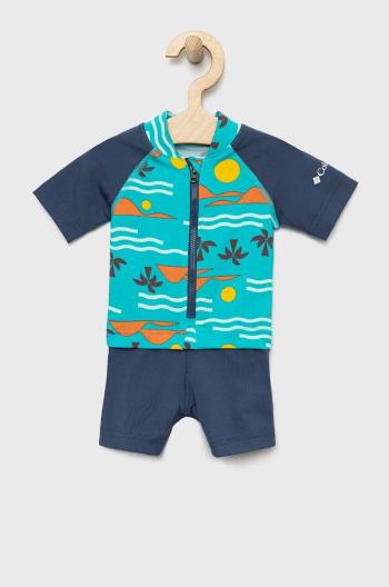 Detské plavky Columbia Sandy Shores Sunguard Suit zelená farba