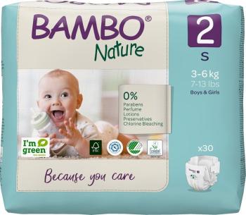 BAMBO Nature Plienky jednorázové 2, 30 ks, pre 3-6 kg