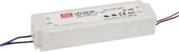 Mean Well LPV-60-24 napájací zdroj pre LED  konštantné napätie 60 W 0 - 2.5 A 24 V/DC bez možnosti stmievania, ochrana p