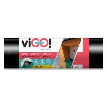 VIGO Zaťahovacie vrecká do odpadkových košov 120l VIGO 10ks