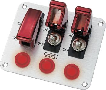 TRU COMPONENTS ovládací panel TC-R18-P3A 12 V/DC 20 A 1x vyp/zap s aretáciou  1 ks