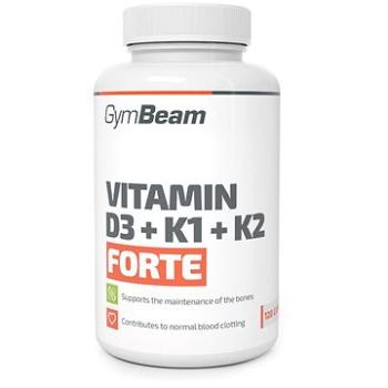 GymBeam Vitamín D3+K1+K2 Forte 120 kapsúl (8586022210006)