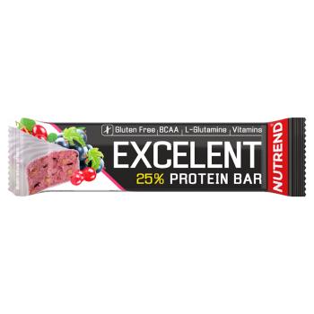 NUTREND Excelent proteín bar čierna ríbezľa s brusnicami 85 g