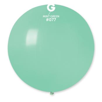 Gemar Guľatý pastelový balónik 80 cm zelená mäta
