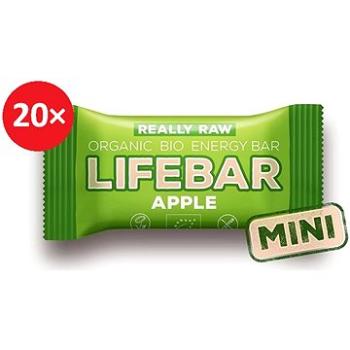 Lifebar tyčinka jablečná RAW BIO 25 g – 20 ks (1209M)