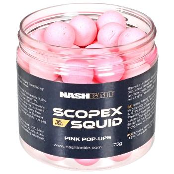 Nash plávajúce boilie scopex squid airball pop ups pink - 75 g 15 mm