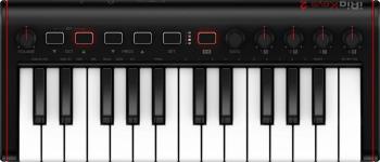 IK Multimedia iRig Keys 2 Mini MIDI keyboard čierna osvetlené tlačidlá, mini tlačidlá