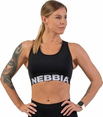 Nebbia Medium Impact Cross Back Sports Bra Black S