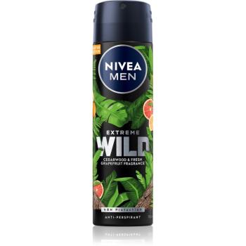 Nivea Men Extreme Wild Cedarwood & Fresh Grapefruit antiperspirant v spreji 150 ml