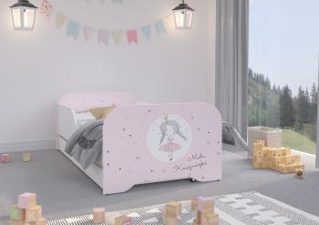 Detská posteľ MIKI 160 x 80 cm - Princezná  PRINCESS posteľ