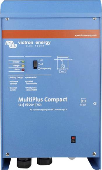 Victron Energy sieťový menič MultiPlus C 12/1600/70-16 1600 W 12 V/DC - 230 V/AC zabudovaná nabíjačka