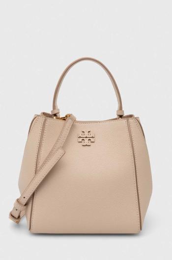 Kožená kabelka Tory Burch McGraw Small béžová farba, 158500.724