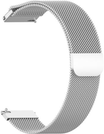 4wrist Milánsky remienok – Strieborný 20 mm