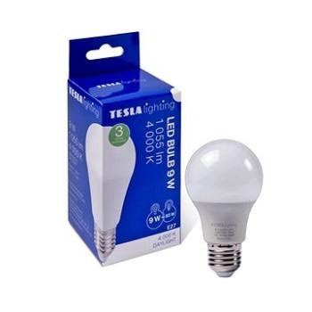 Tesla – LED žiarovka BULB E27, 9 W, 230 V, 1 055 lm, 25 000 h, 4 000 K denná biela 220st (BL270940-1)