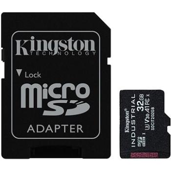 Kingston MicroSDHC 32 GB Industrial + SD adaptér (SDCIT2/32GB)