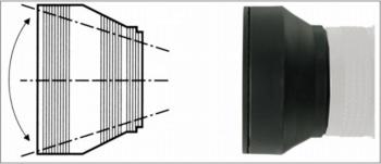 Kaiser Fototechnik Streulichtblende 3 in 1 72 mm slnečná clona