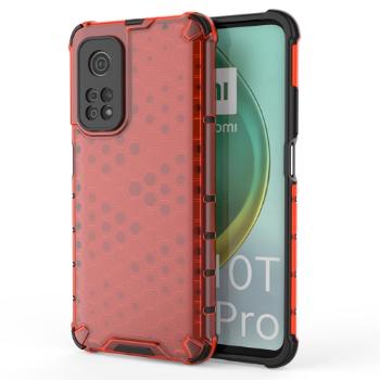 HONEYCOMB Ochranný kryt Xiaomi Mi 10T / Mi 10T Pro červený