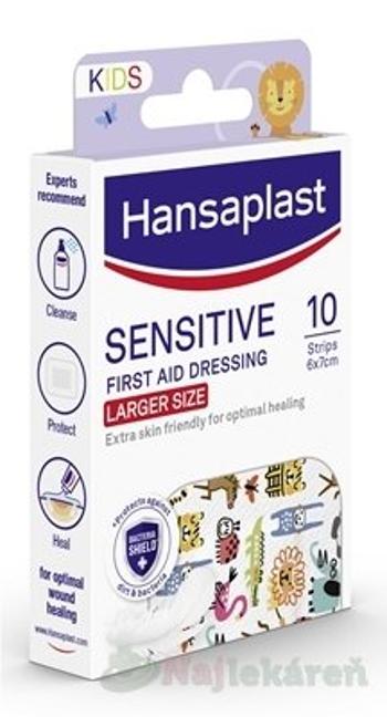 Hansaplast SENSITIV KIDS Zvieratká XL, detská náplasť 10ks