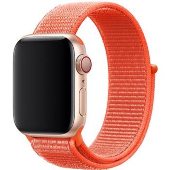 Eternico Airy na Apple Watch 42 mm/44 mm/45 mm  Apricot Orange and Orange edge (AET-AWAY-ApOrO-42)