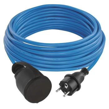 EMOS P01410W WEATHERPROOF PREDLZOVACI KABEL 10 M/1 ZASUVKA/CIERNY/SILIKON/230 V/1,5 MM2