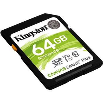 Kingston Canvas Select Plus SDXC 64GB Class 10 UHS-I (SDS2/64GB)