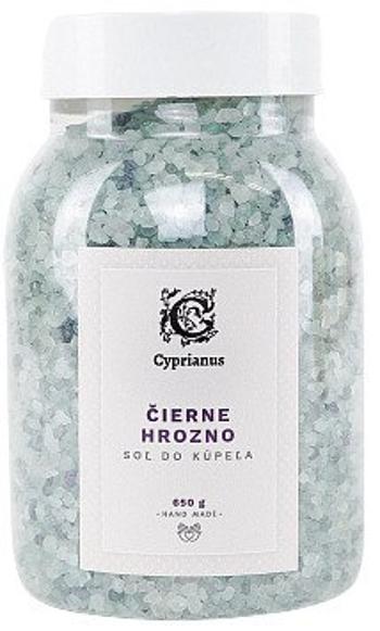 Cyprianus Soľ do kúpeľa čierne hrozno 650 g
