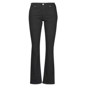 Lauren Ralph Lauren  MIDRISE STRT-5-POCKET-DENIM  Rovné džínsy Čierna