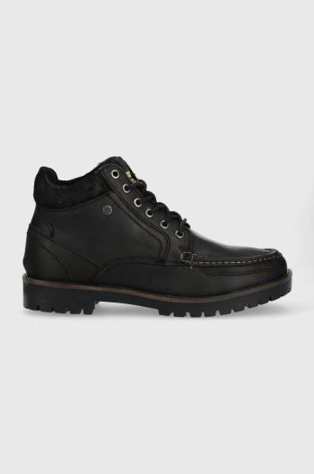 Členkové topánky Jack & Jones Brockwell pánske, čierna farba