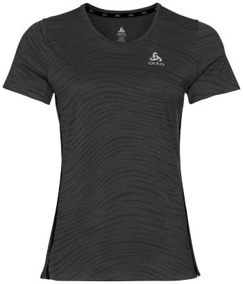 Odlo Zeroweight Engineered Chill-Tec T-Shirt Black Melange M Bežecké tričko s krátkym rukávom