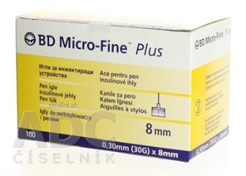 BD Micro Fine Pen Needle 30g ihly do aplikátorov inzulínu ks 100 ks