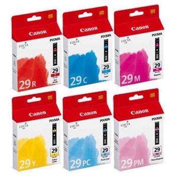 CANON PGI-29 - originálna cartridge, čierna + farebná, 6x36ml