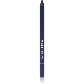 Gosh Matte ceruzka na oči s matným efektom odtieň 009 Midnight Blue 1.2 g