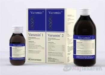 Varumin 1 a Varumin 2, perorálny roztok, 50 ml + 200 ml