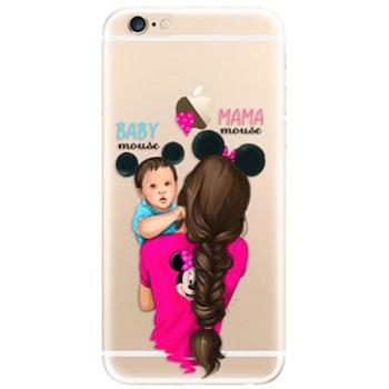 iSaprio Mama Mouse Brunette and Boy pre iPhone 6/ 6S (mmbruboy-TPU2_i6)