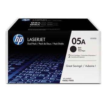 HP 05A CE505AD dvojbalení čierný (black) originálny toner