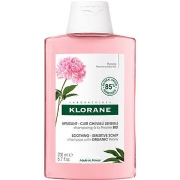 KLORANE Upokojujúci šampón s BIO pivonkou 200 ml (3282770145069)