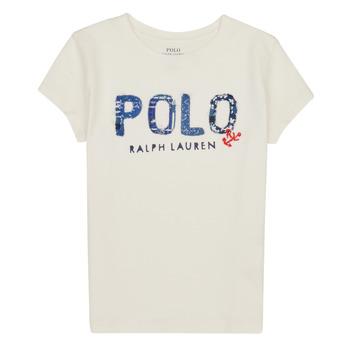 Polo Ralph Lauren  Tričká s krátkym rukávom SS POLO TEE-KNIT SHIRTS-T-SHIRT  Biela