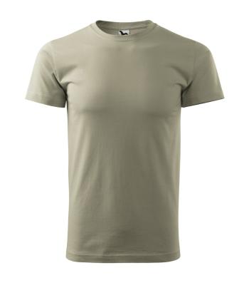 MALFINI Pánske tričko Basic - Svetlá khaki | XL