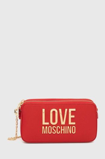 Kabelka Love Moschino červená farba