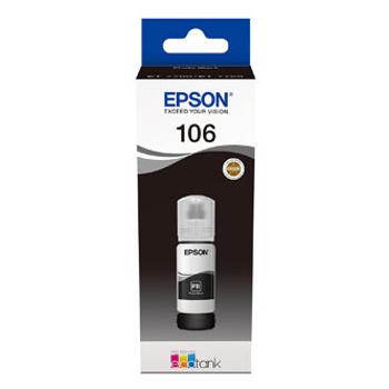 Epson originálna cartridge C13T00R140, 106, black, 70ml, Epson EcoTank ET-7700, ET-7750 Express Premium ET-7750