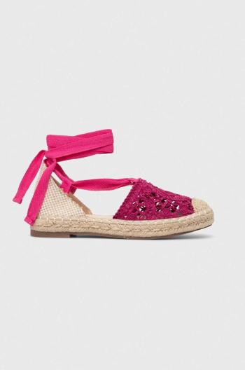 Espadrilky Answear Lab ružová farba