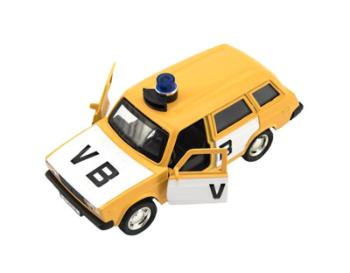 Detské policajné auto Teddies VB combi so zvukom 11,5cm