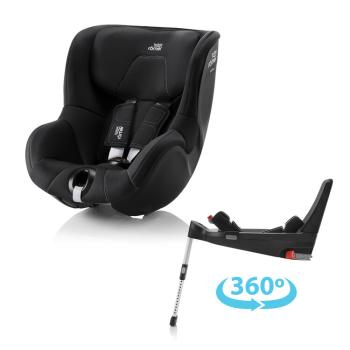 BRITAX RÖMER Autosedačka Dualfix 3 i-size Bundle Flex 5Z (61-105 cm) Galaxy Black