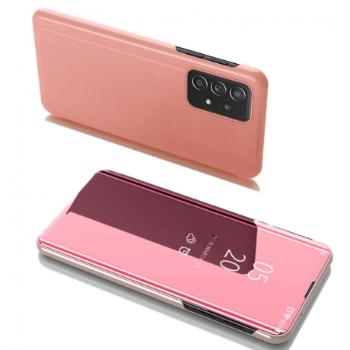 MG Clear View knižkové puzdro na Samsung Galaxy A53 5G, ružové