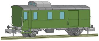 Fleischmann 830151 N nákladný vlak batožinový vozeň Pwgs 41 DR
