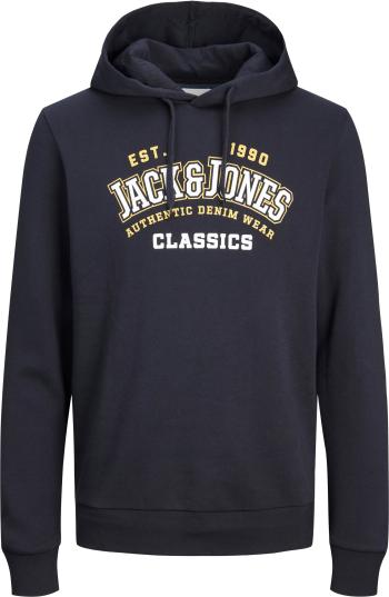 Jack&Jones Pánska mikina JJELOGO Regular Fit 12233597 Dark Navy M