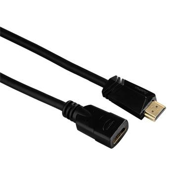 HAMA 122121 HDMI PREDLZOVACI KABEL VIDLICA-ZASUVKA, POZLATENY, 3*, 3 m