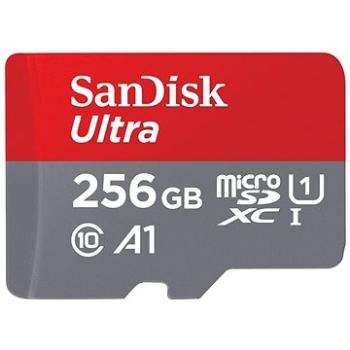SanDisk microSDXC Ultra 256 GB + SD adaptér (SDSQUA4-256G-GN6MA)